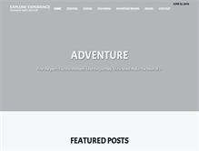 Tablet Screenshot of exploreexperience.com